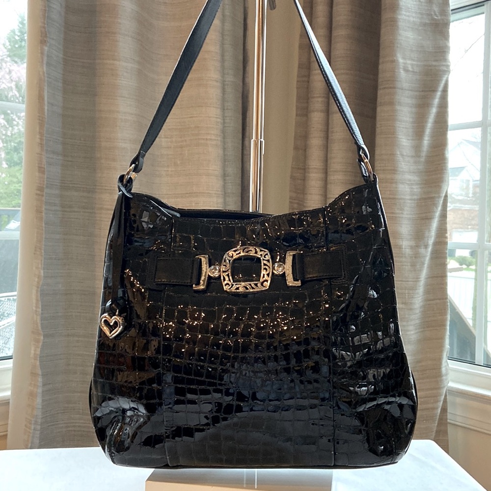 Brighton Patent Leather Shoulder Bag